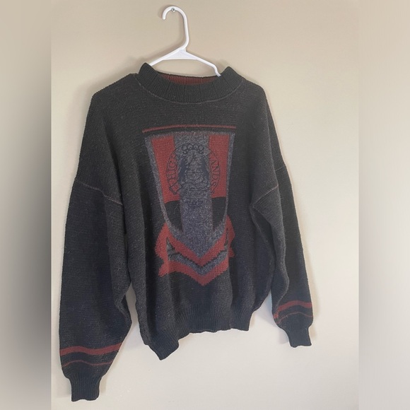 Men's vintage Porto cruz Wool Eclectic Grandpa Crewneck Sweater XL NWOT - Picture 8 of 8